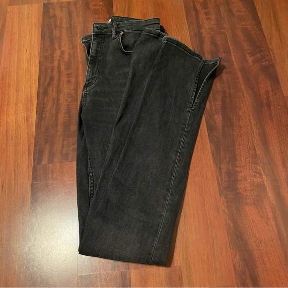 Zara split hem black jeans - Picture 2 of 6